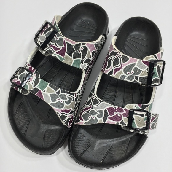 Birkenstock Shoes - Birki’s Birkenstock Floral Footbed Sandals